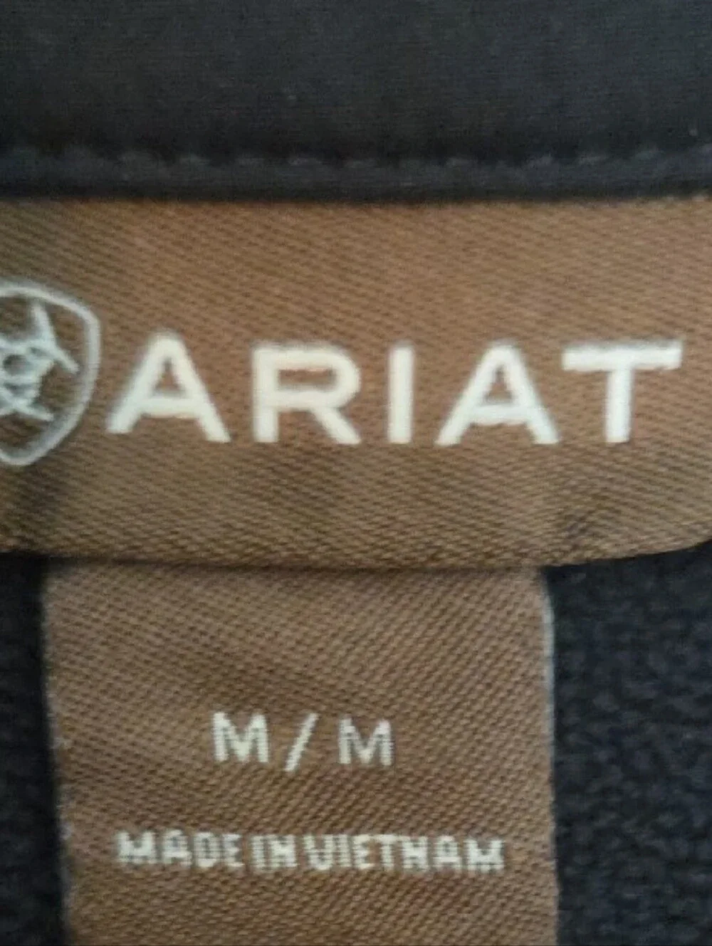 Ariat Men's Black Softshell Vest with Stand Collar